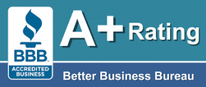 Better Business Bureau Accredited and Rated A+